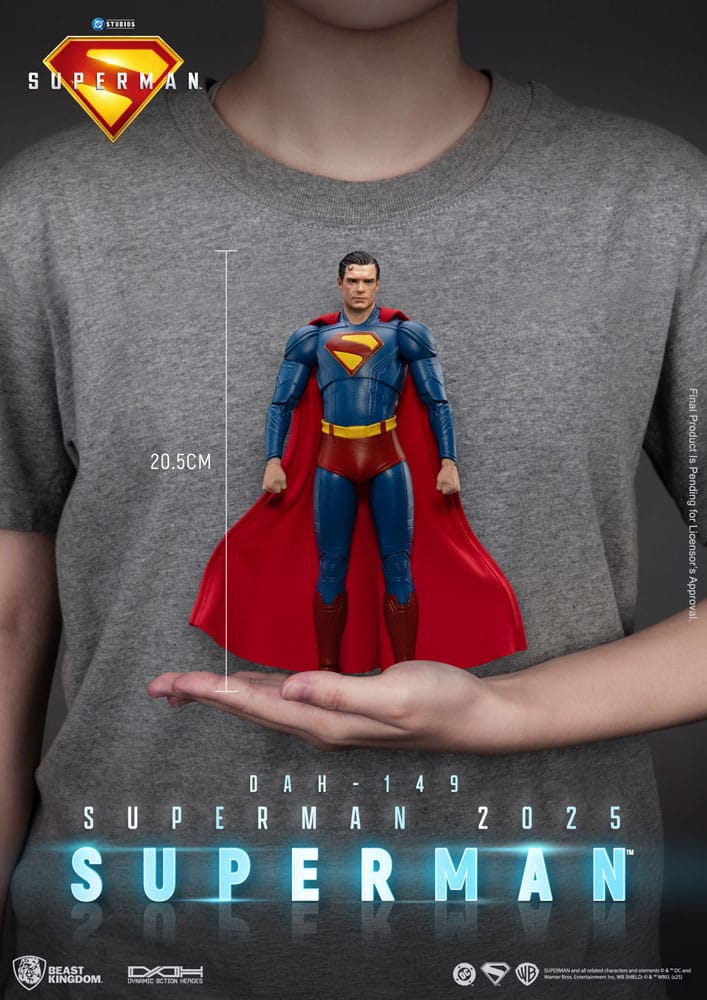 Superman (2025) Actionfigur Superman & Krypto 21 cm Image 10