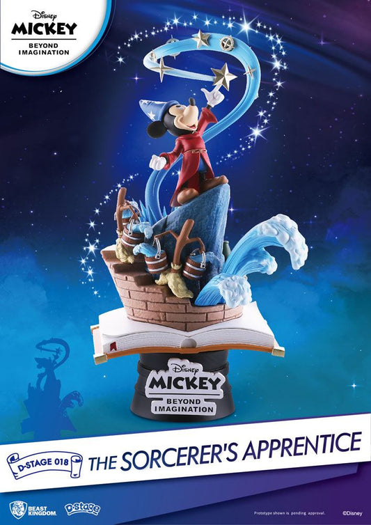 Micky Beyond Imagination D-Stage PVC Diorama The Sorcerer's Apprentice 15 cm Image 1