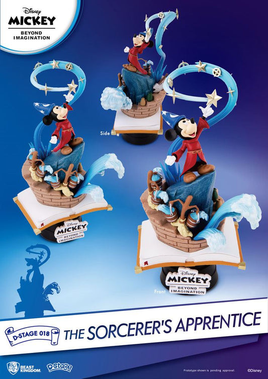 Micky Beyond Imagination D-Stage PVC Diorama The Sorcerer's Apprentice 15 cm Image 2