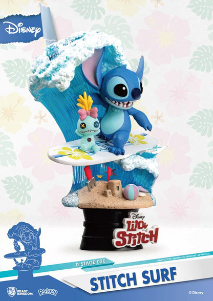Disney Summer Series D-Stage PVC Diorama Surfer Stitch 15 cm Image 4