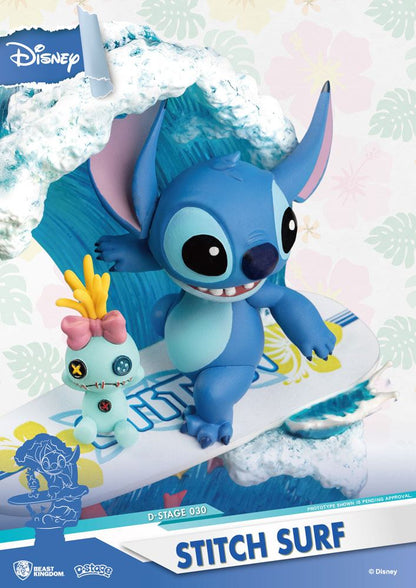 Disney Summer Series D-Stage PVC Diorama Surfer Stitch 15 cm Image 5