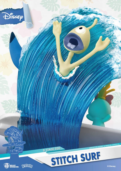 Disney Summer Series D-Stage PVC Diorama Surfer Stitch 15 cm Image 6