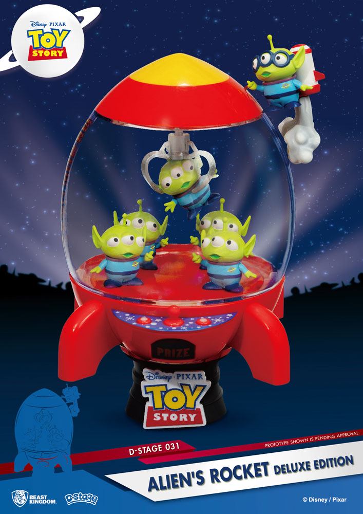 Toy Story D-Stage PVC Diorama Alien's Rocket Deluxe Edition 15 cm Image 1