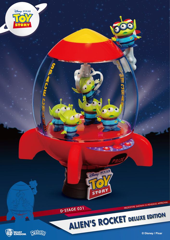 Toy Story D-Stage PVC Diorama Alien's Rocket Deluxe Edition 15 cm Image 2