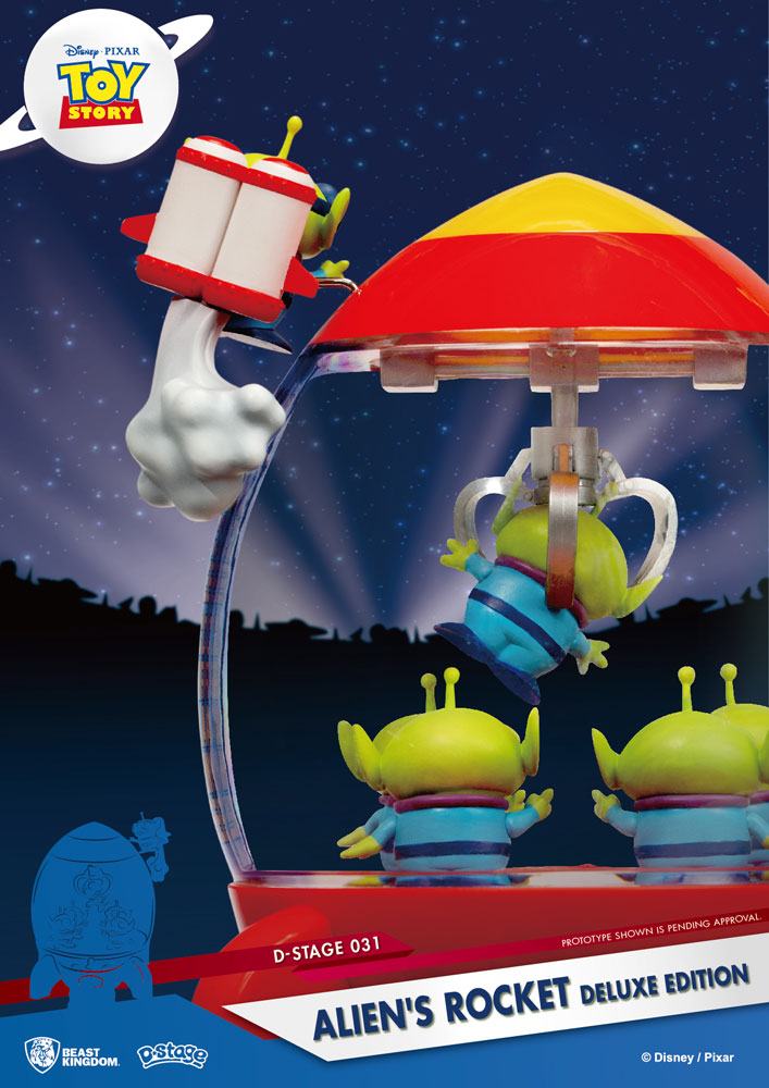 Toy Story D-Stage PVC Diorama Alien's Rocket Deluxe Edition 15 cm Image 5