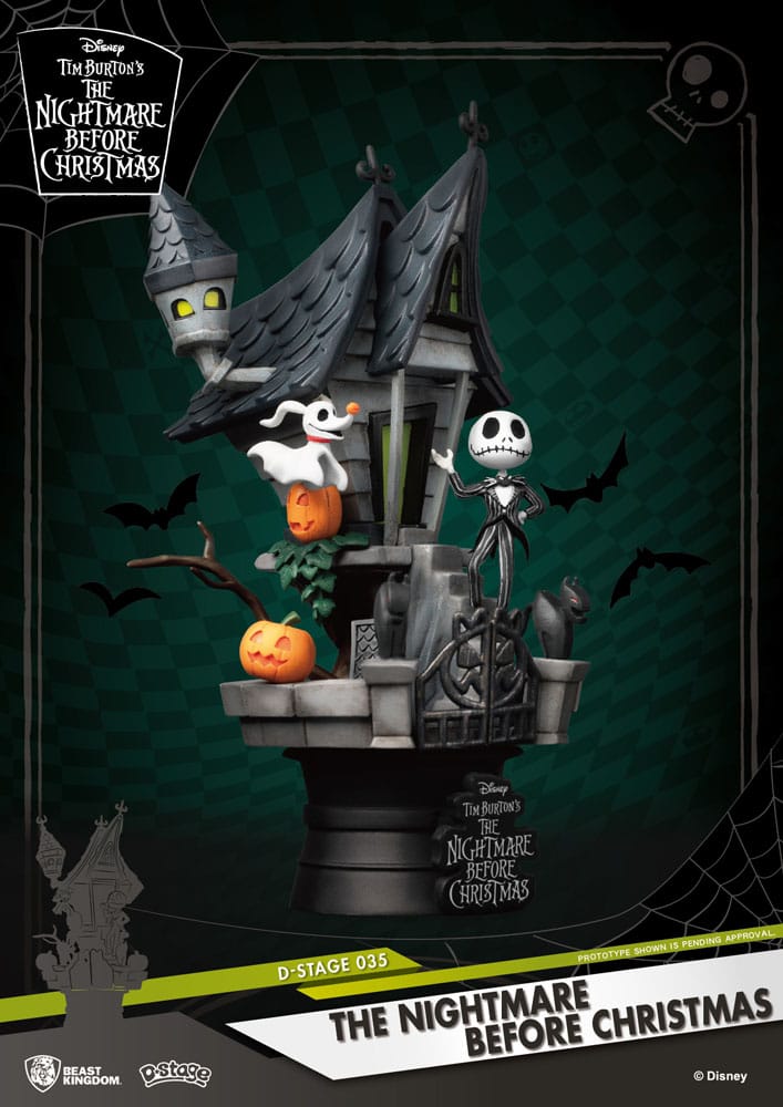 Nightmare before Christmas D-Stage PVC Diorama Jack's Haunted House 15 cm Image 4
