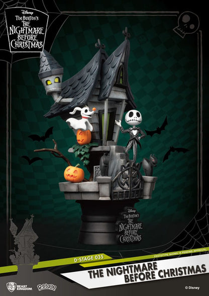Nightmare before Christmas D-Stage PVC Diorama Jack's Haunted House 15 cm Image 4