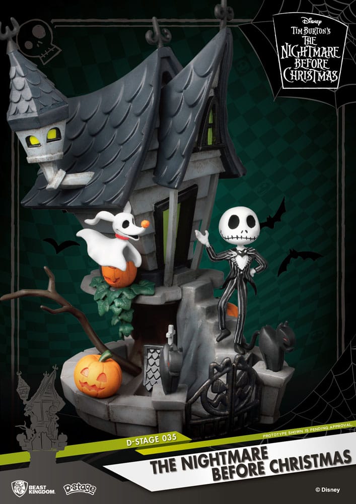Nightmare before Christmas D-Stage PVC Diorama Jack's Haunted House 15 cm Image 5