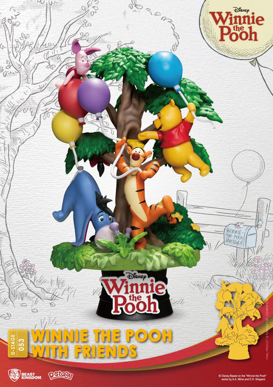 Disney D-Stage PVC Diorama Winnie The Pooh With Friends 16 cm Image 1