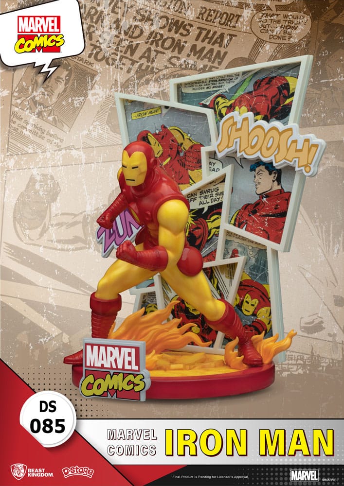Marvel Comics D-Stage PVC Diorama Iron Man 16 cm Image 3