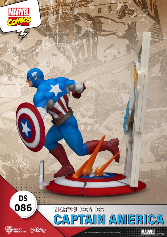 Marvel Comics D-Stage PVC Diorama Captain America 16 cm Image 5
