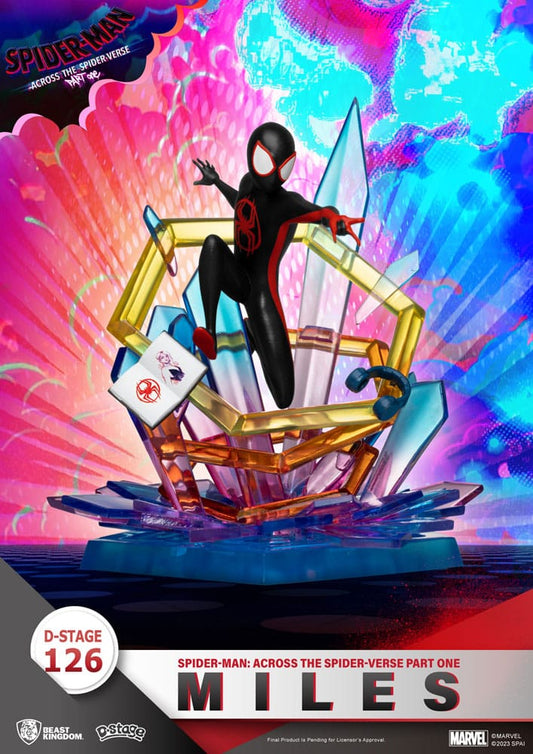Marvel D-Stage PVC Diorama Spider-Man: Across the Spider-Verse Part One-Miles 15 cm Image 1