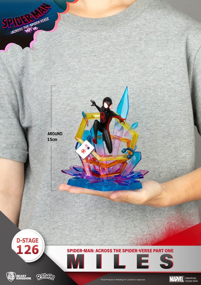 Marvel D-Stage PVC Diorama Spider-Man: Across the Spider-Verse Part One-Miles 15 cm Image 3