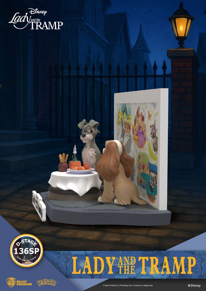 Disney D-Stage PVC Statue Lady and the Tramp 12 cm Image 4