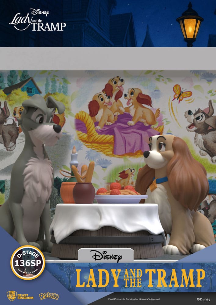 Disney D-Stage PVC Statue Lady and the Tramp 12 cm Image 6