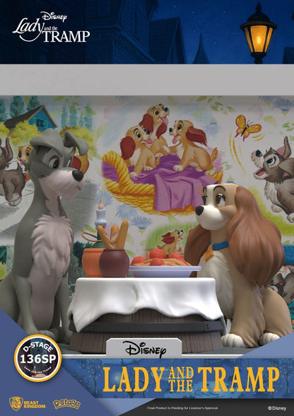 Disney D-Stage PVC Statue Lady and the Tramp 12 cm Image 6