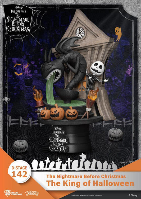 Nightmare before Christmas D-Stage PVC Diorama The King of Halloween 15 cm Image 2