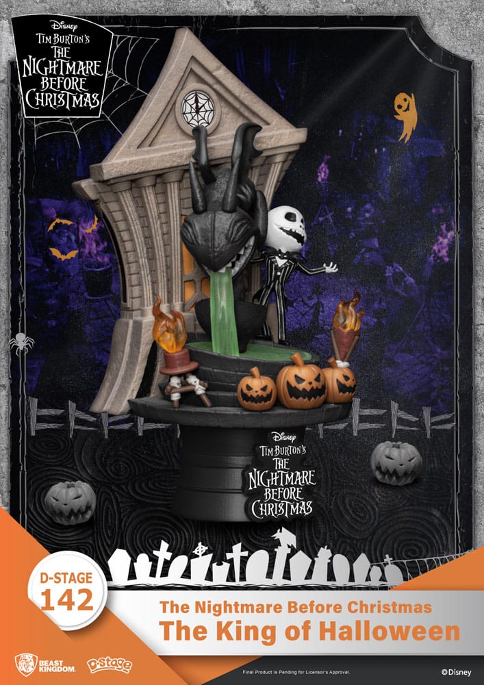 Nightmare before Christmas D-Stage PVC Diorama The King of Halloween 15 cm Image 3