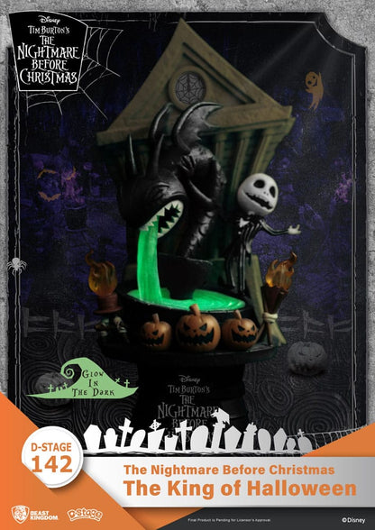 Nightmare before Christmas D-Stage PVC Diorama The King of Halloween 15 cm Image 5