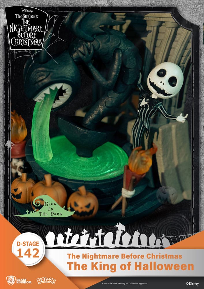 Nightmare before Christmas D-Stage PVC Diorama The King of Halloween 15 cm Image 6