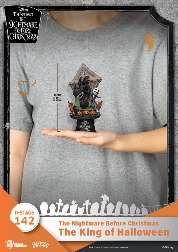 Nightmare before Christmas D-Stage PVC Diorama The King of Halloween 15 cm Image 7