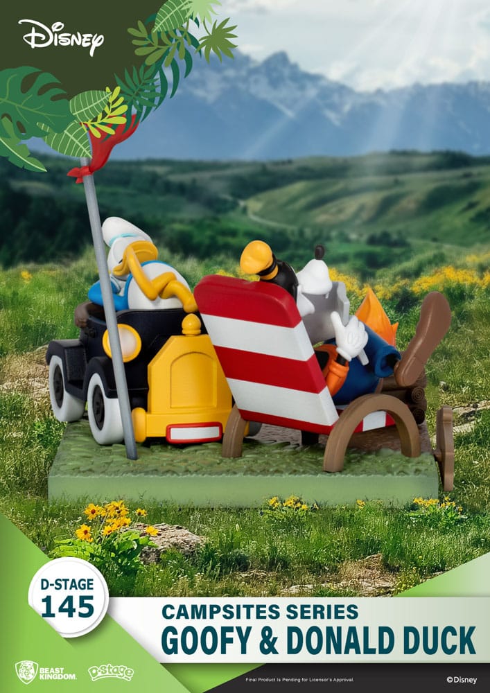 Disney D-Stage Campsite Series PVC Diorama Goofy & Donald Duck 10 cm Image 5