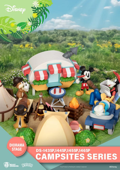 Disney D-Stage Campsite Series PVC Diorama Goofy & Donald Duck Special Edition 10 cm Image 2