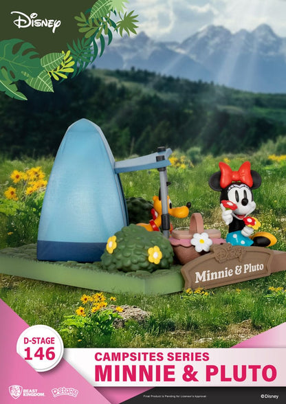 Disney D-Stage Campsite Series PVC Diorama Mini & Pluto 10 cm Image 4