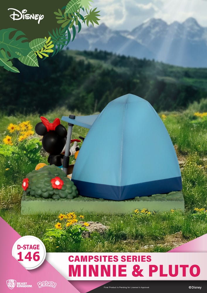 Disney D-Stage Campsite Series PVC Diorama Mini & Pluto 10 cm Image 5