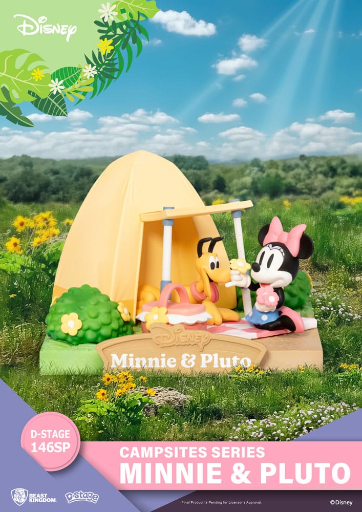 Disney D-Stage Campsite Series PVC Diorama Mini & Pluto Special Edition 10 cm Image 1