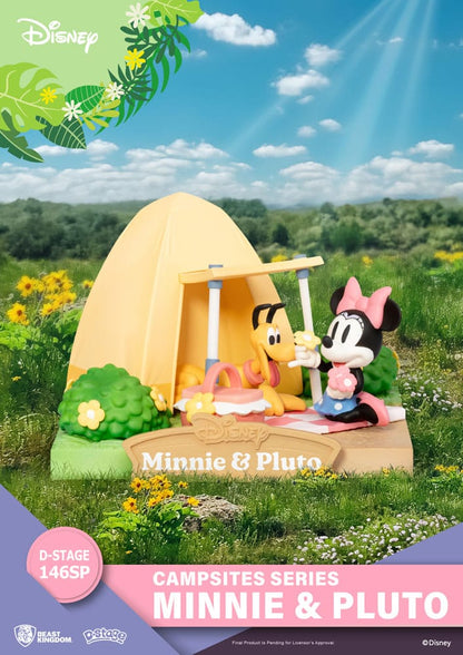 Disney D-Stage Campsite Series PVC Diorama Mini & Pluto Special Edition 10 cm Image 1