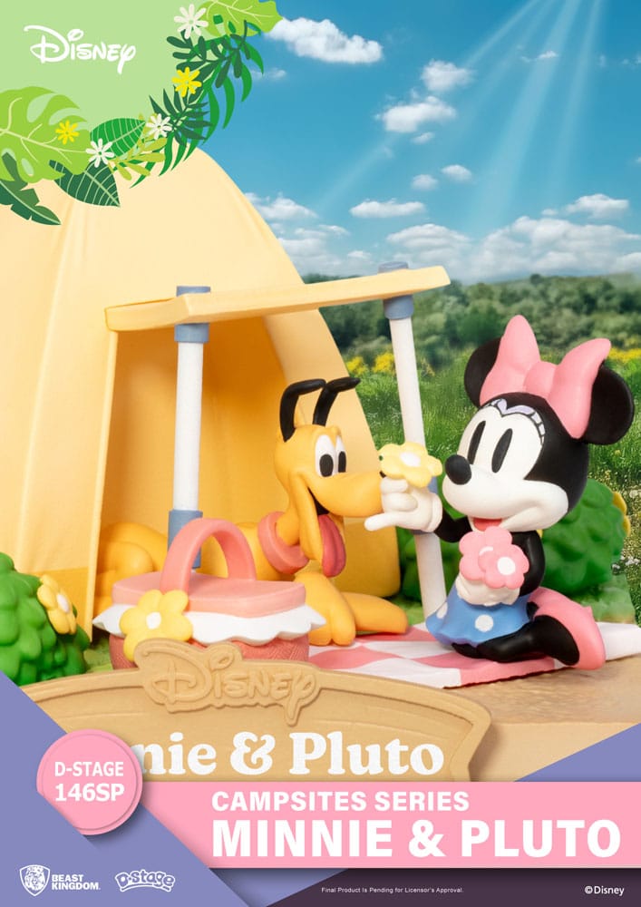 Disney D-Stage Campsite Series PVC Diorama Mini & Pluto Special Edition 10 cm Image 4