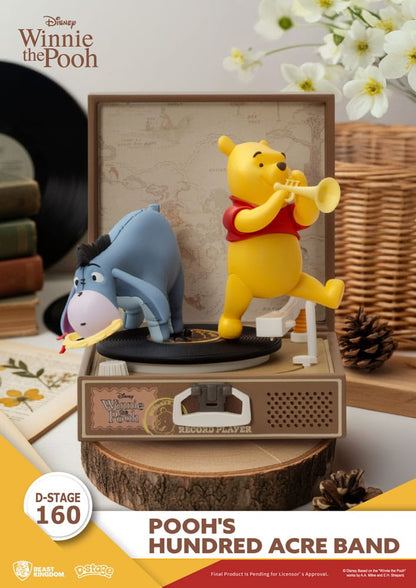 Winnie Puuh Record Player Series PVC Figur Pooh's Hundred Acre Band 12 cm Image 1