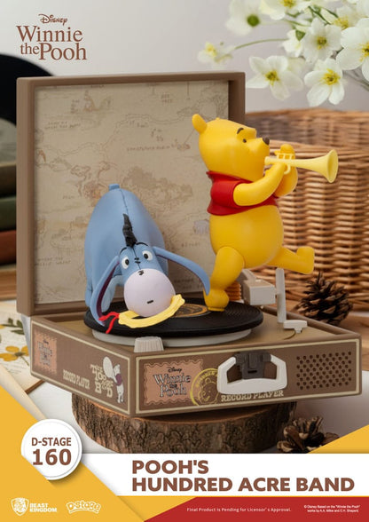 Winnie Puuh Record Player Series PVC Figur Pooh's Hundred Acre Band 12 cm Image 4