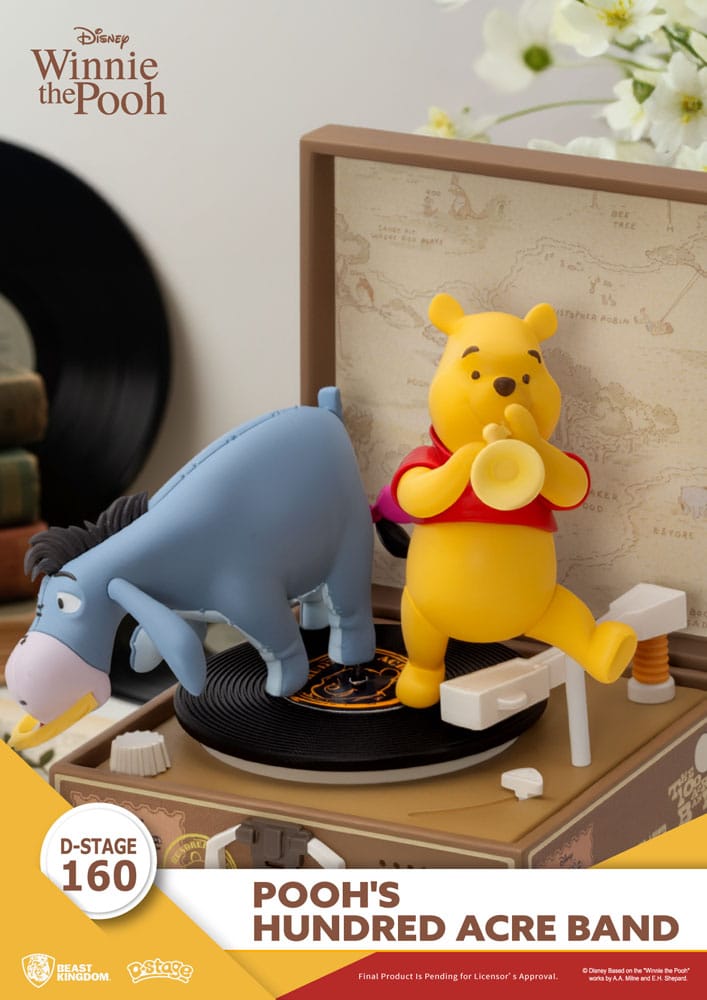 Winnie Puuh Record Player Series PVC Figur Pooh's Hundred Acre Band 12 cm Image 6