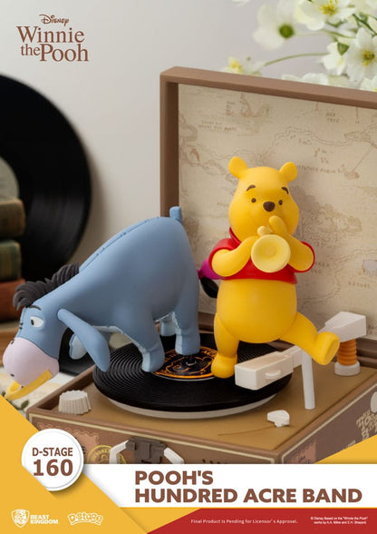 Winnie Puuh Record Player Series PVC Figur Pooh's Hundred Acre Band 12 cm Image 6