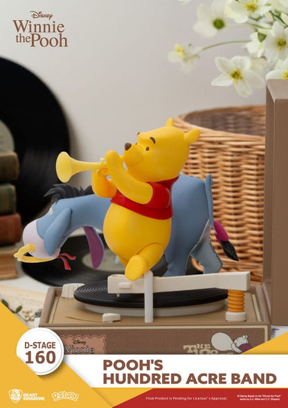 Winnie Puuh Record Player Series PVC Figur Pooh's Hundred Acre Band 12 cm Image 7