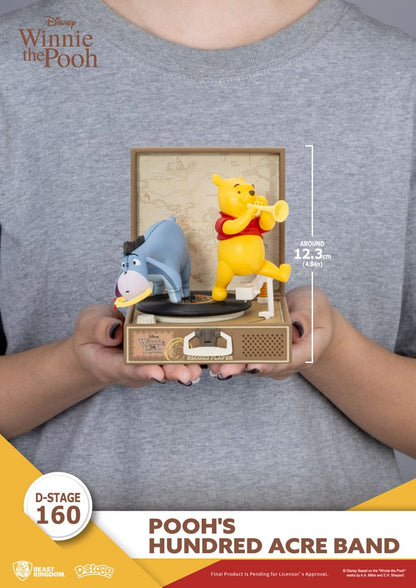 Winnie Puuh Record Player Series PVC Figur Pooh's Hundred Acre Band 12 cm Image 8