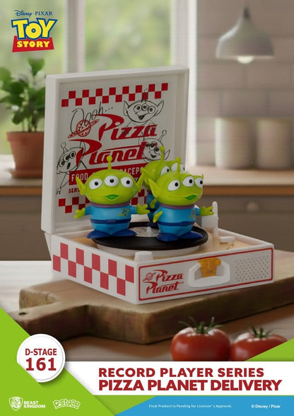 Toy Story Record Player Series PVC Figur Pizza Planet Delivery 12 cm Image 1