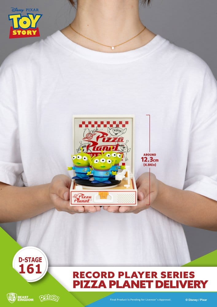 Toy Story Record Player Series PVC Figur Pizza Planet Delivery 12 cm Image 2