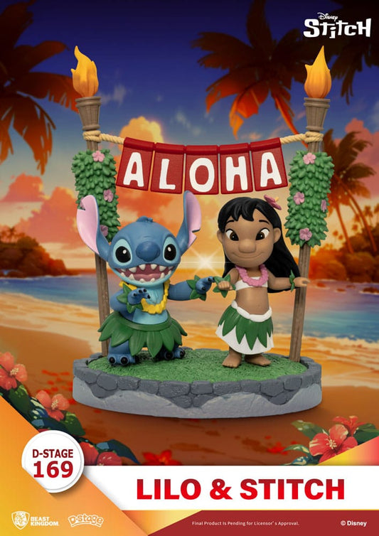 Lilo & Stitch D-Stage PVC Diorama Lilo & Stitch 16 cm Image 1