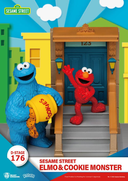 Sesamstraße D-Stage PVC Statue Elmo & Cookie Monster 11 cm Image 5