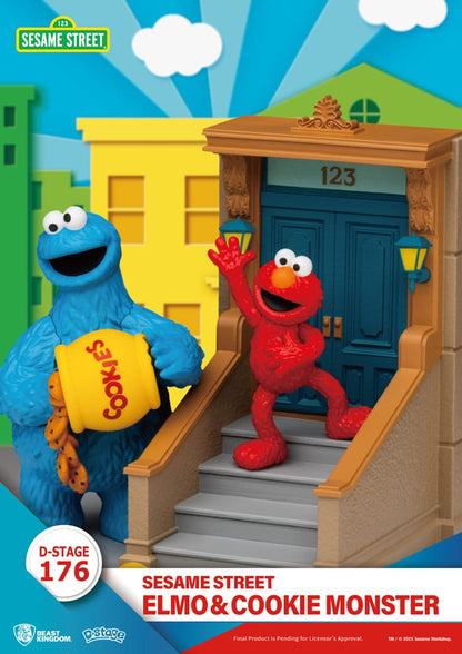 Sesamstraße D-Stage PVC Statue Elmo & Cookie Monster 11 cm Image 6