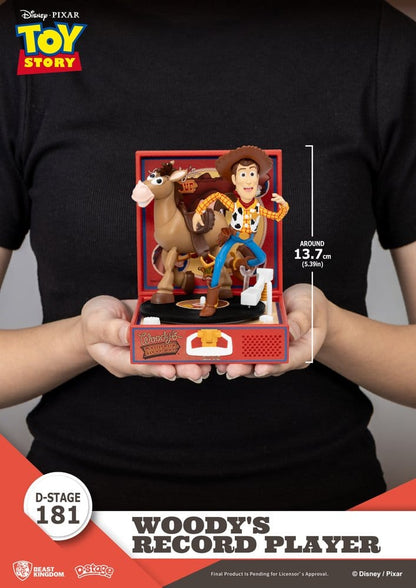 Toy Story Record Player Series PVC Figur Woody's Record Player 13 cm Image 8