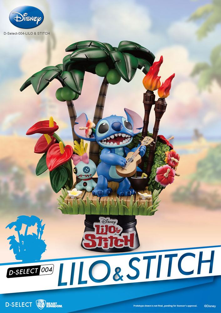 Disney D-Stage PVC Diorama Stitch 14 cm Image 1