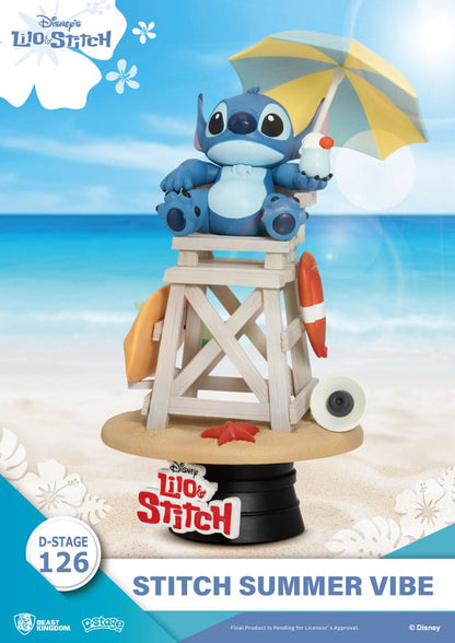 Disney D-Stage PVC Diorama Stitch Summer Vibe 16 cm Image 3