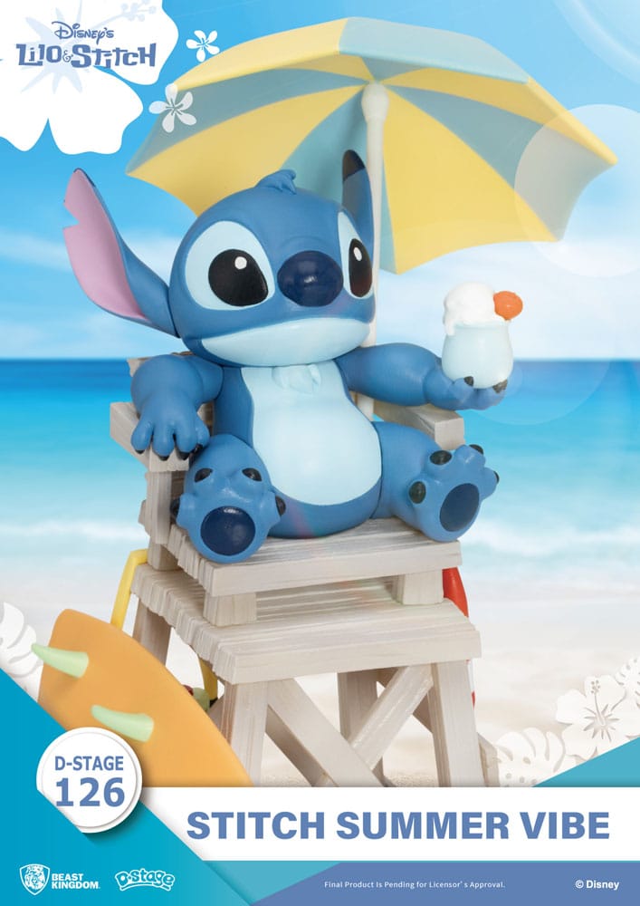 Disney D-Stage PVC Diorama Stitch Summer Vibe 16 cm Image 5