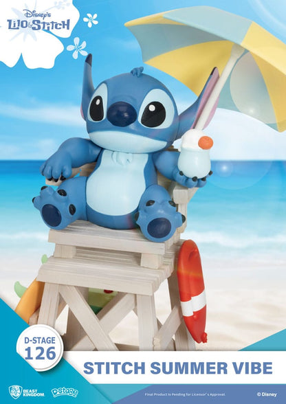 Disney D-Stage PVC Diorama Stitch Summer Vibe 16 cm Image 6