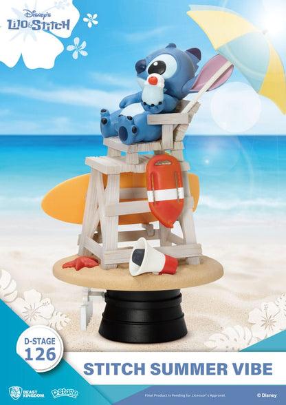 Disney D-Stage PVC Diorama Stitch Summer Vibe 16 cm Image 7