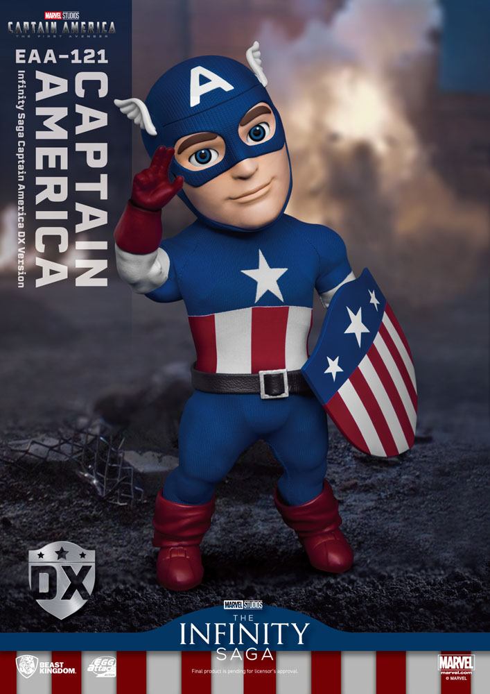 Captain America: The First Avenger Egg Attack Action Actionfigur Captain America DX Version 17 cm Image 4